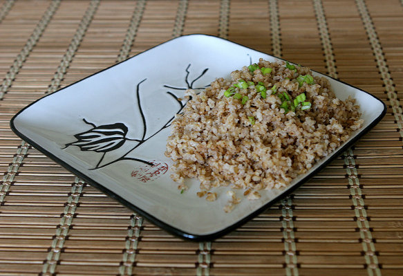 安静：健康生活之brown rice 做法