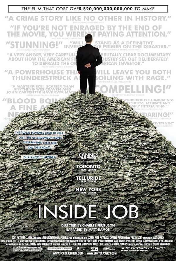 星光：想了解金融危机的内幕吗？电影《Inside Job》